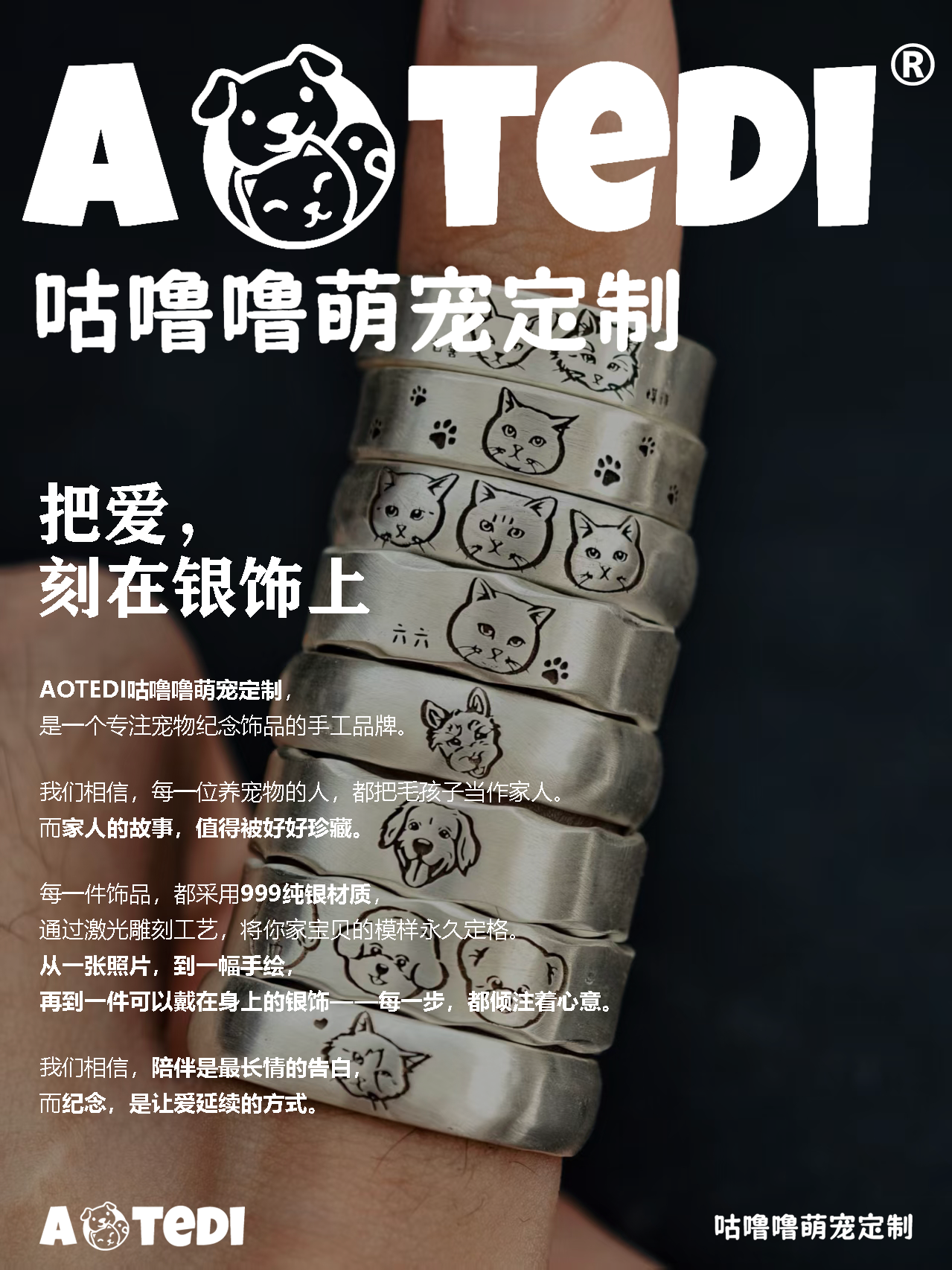 AoTeDI品牌海报